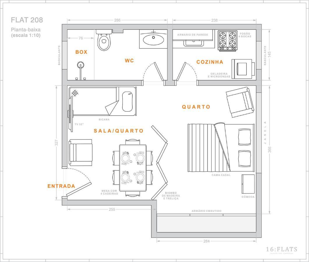 Flat 208 Leilighet Petrópolis Eksteriør bilde